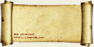 Angelina Mikulić vizit kartica